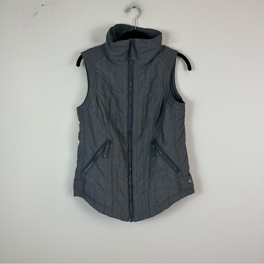 Columbia | Interchange Zip-in Compatible Lightly Insulated Vest Gray Size Small